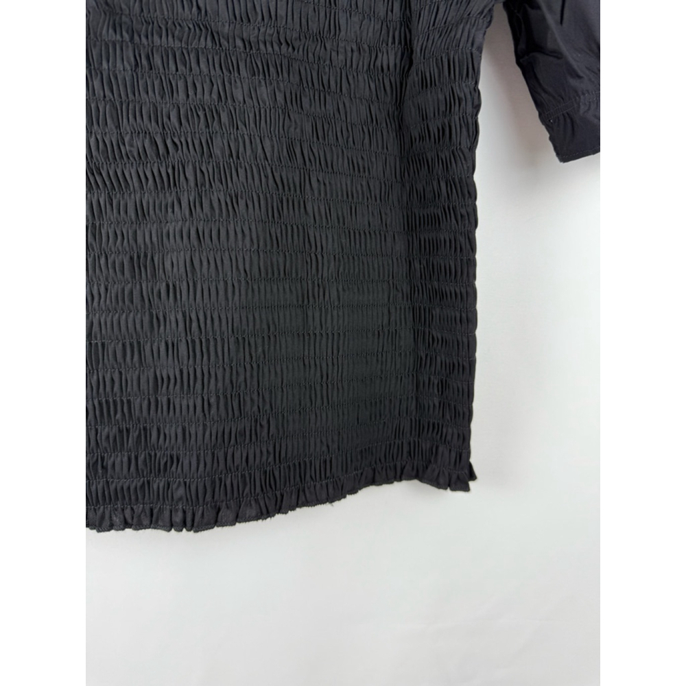 NWT Women's MAUBY Smocked Puff Sleeve Top Black Size XL - Picture 8 of 10